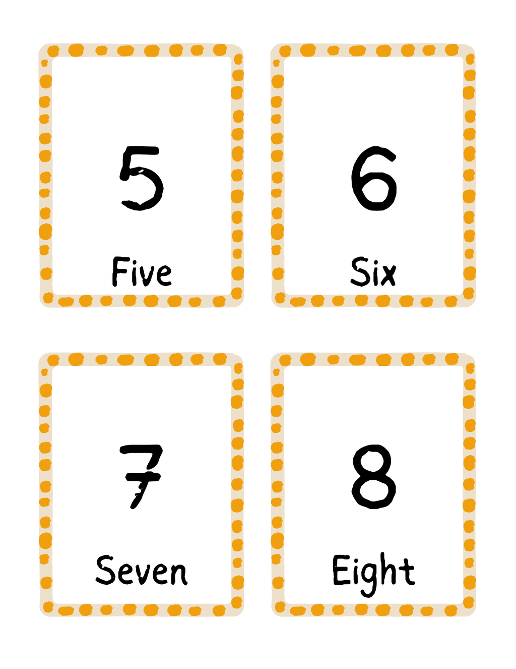 Flash cards