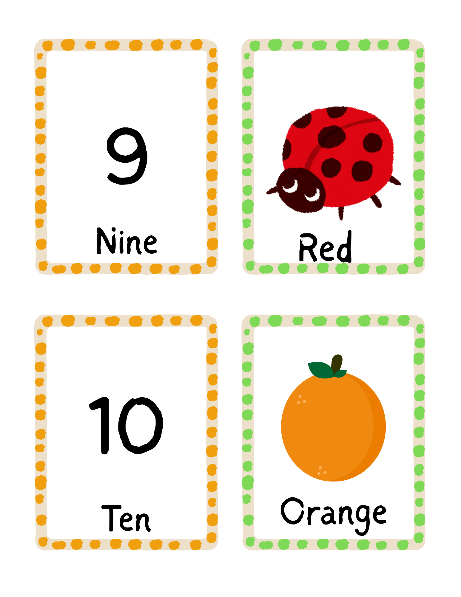 Flash cards