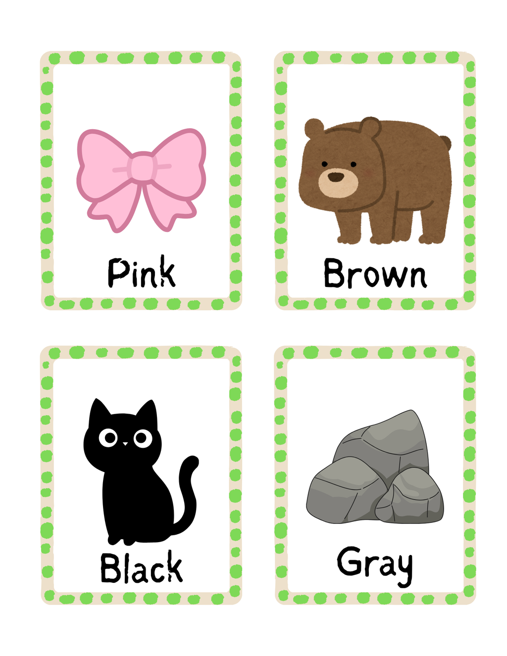 Flash cards