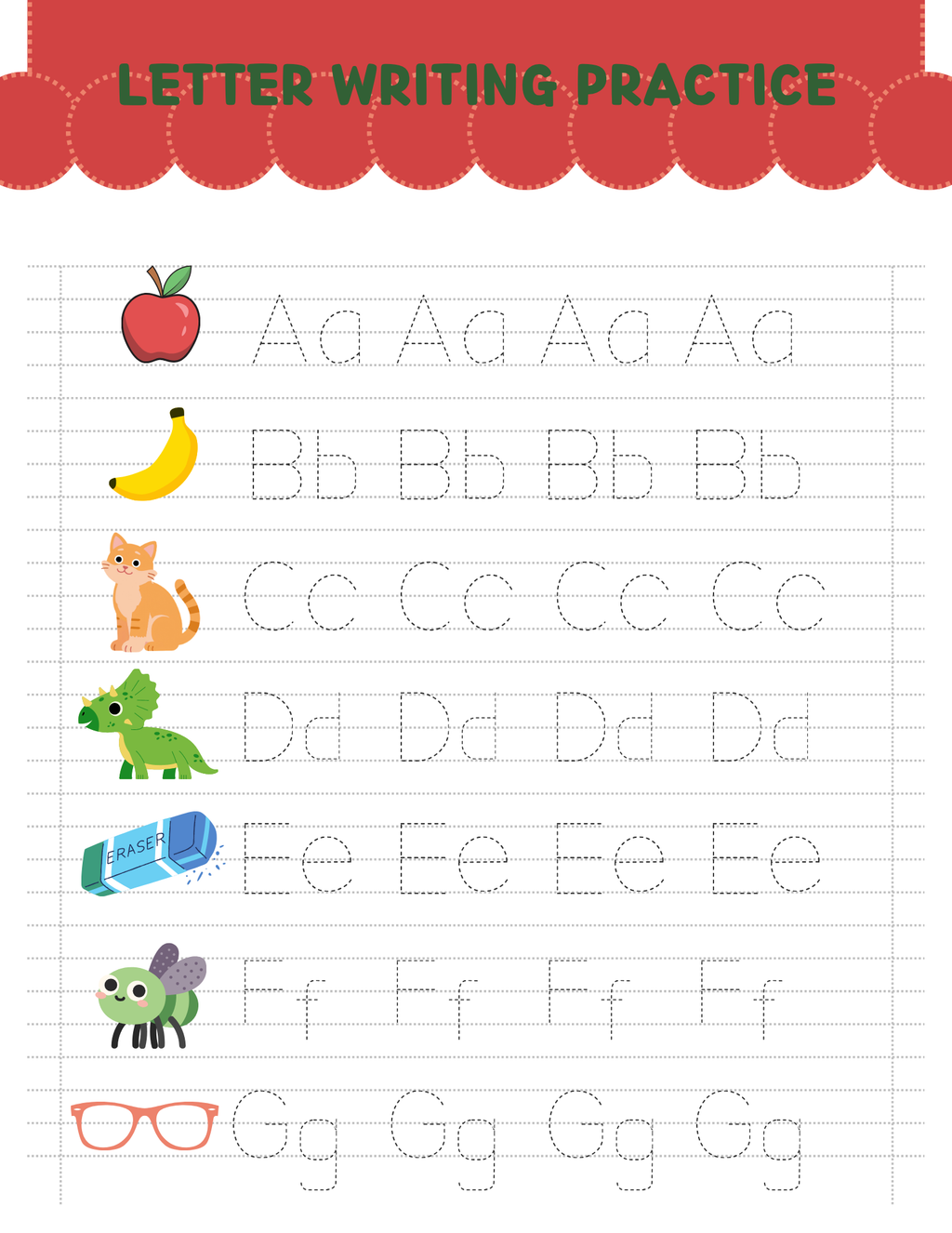 Worksheet Writing Practice